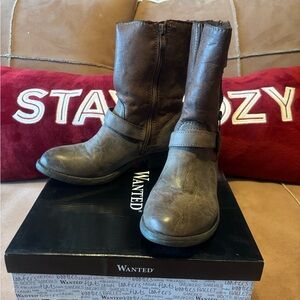 Wanted Women's Taupe Combat Boots